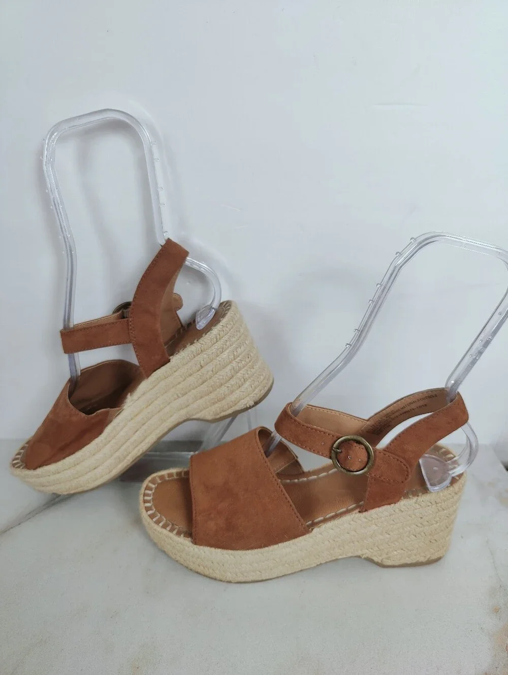 Universal Thread Morgan Espadrille Platform Wedge Sandals, Sz 8.5